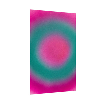 "watermelon swirl" airbrush rolled print