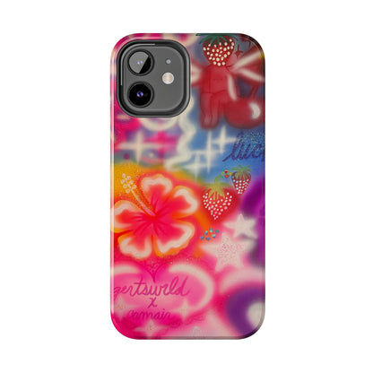 "luck and luv" airbrush iPhone case