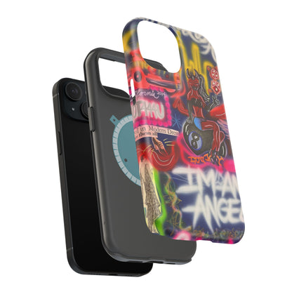MagSafe "im an angel" airbrush iPhone case