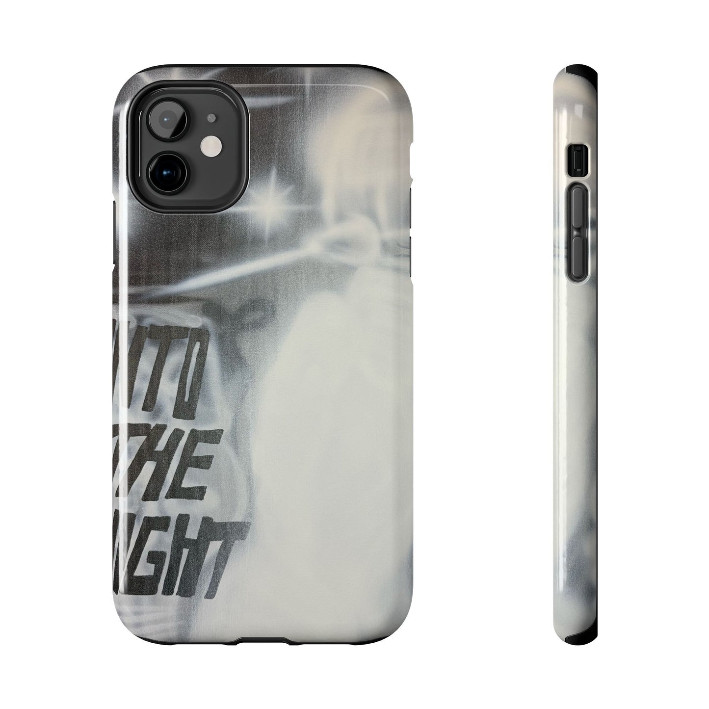 "into the night" airbrush iPhone case