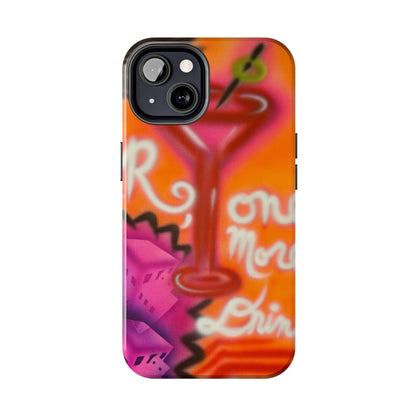 "one more drink!" airbrush iPhone case
