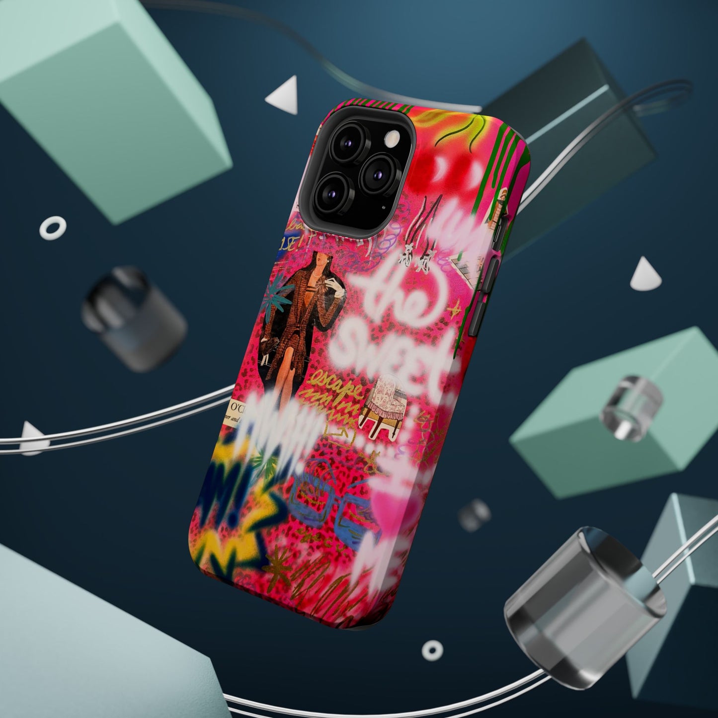 MagSafe "Sweet Escape" Airbrush iPhone Hülle