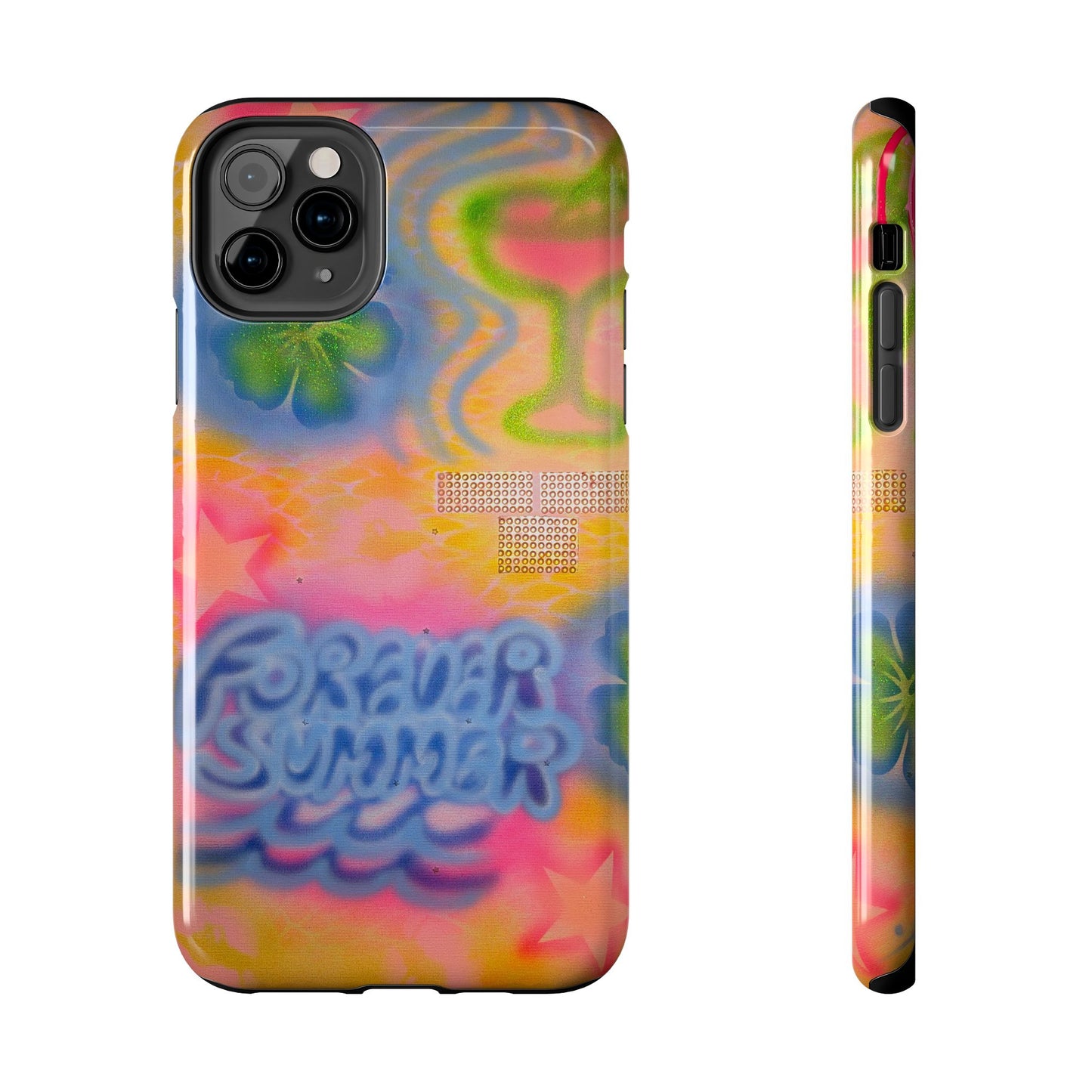 "forever summer" airbrush iPhone case