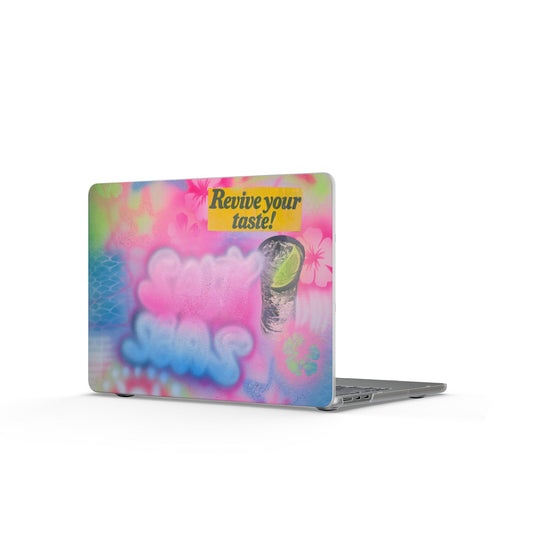 "salty seas" airbrush matte macbook case