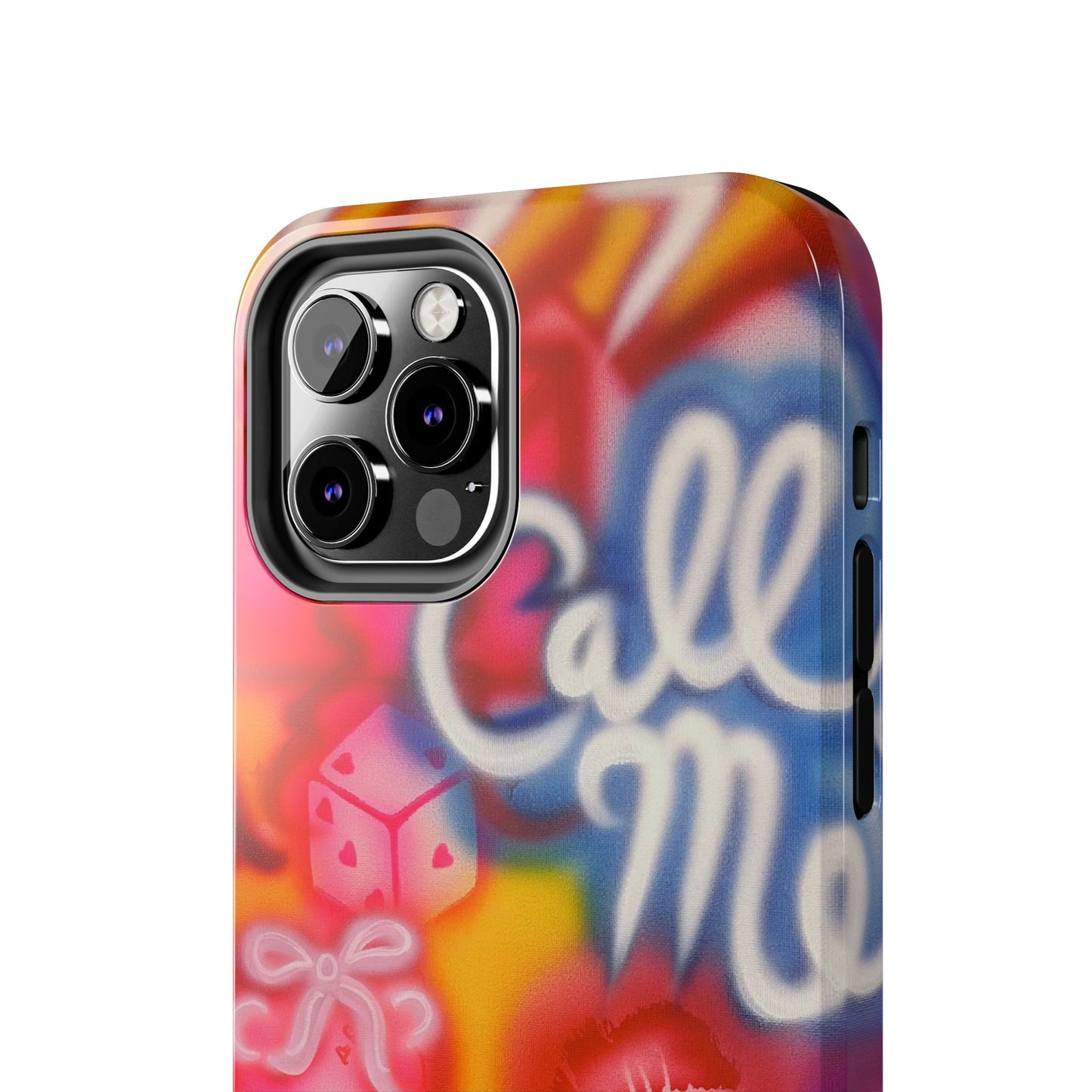 "CALL ME!" airbrush iPhone case