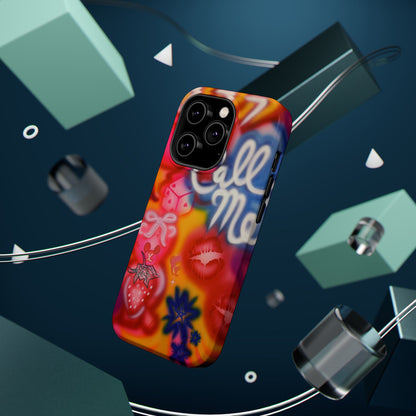 MagSafe "CALL ME!" airbrush iPhone case