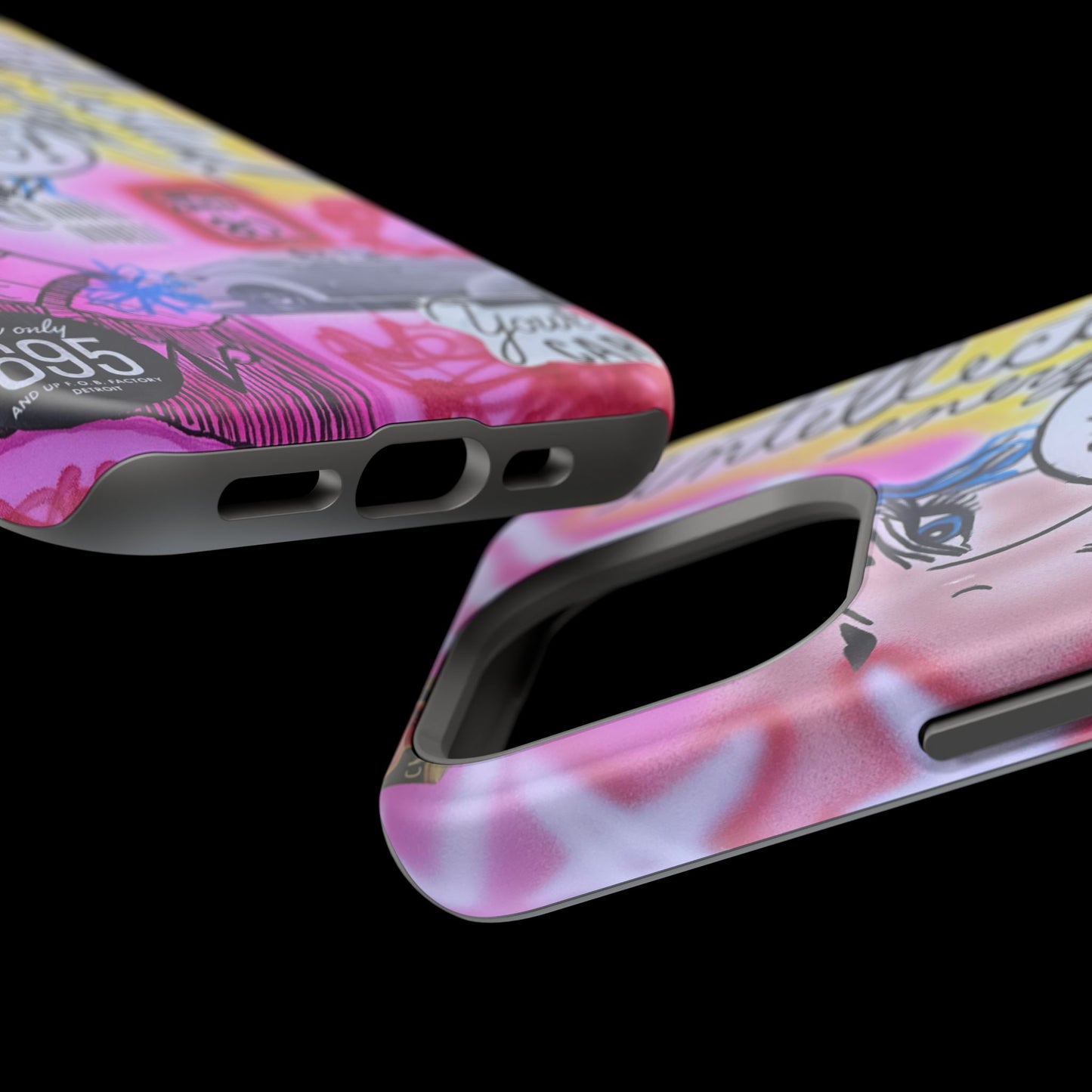 MagSafe "intellektuelle Energie" Airbrush iPhone Hülle