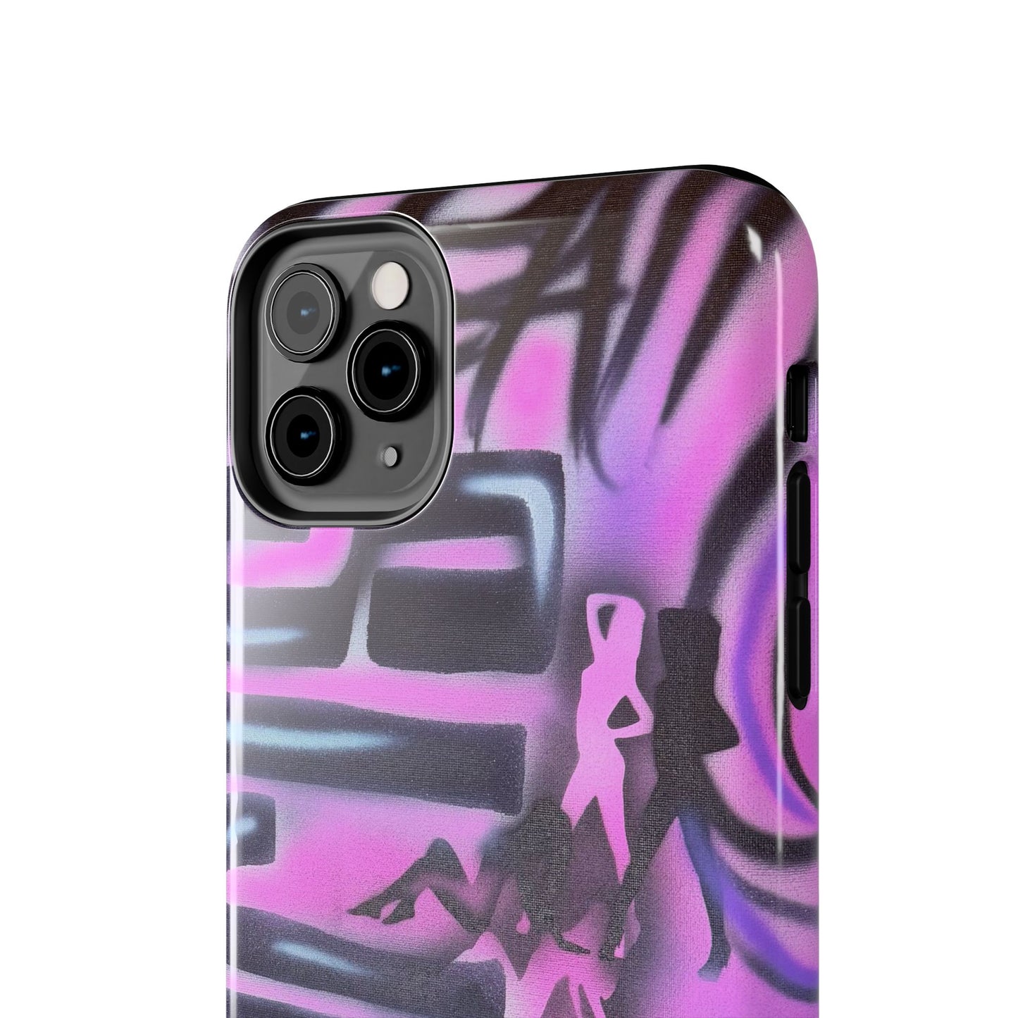 "neon nights" airbrush iPhone case