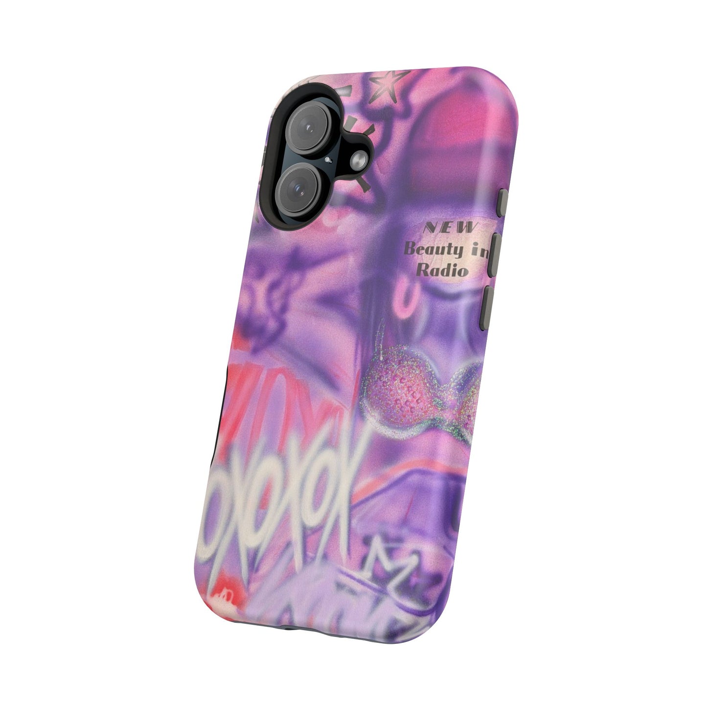 MagSafe "mic check" airbrush iPhone case