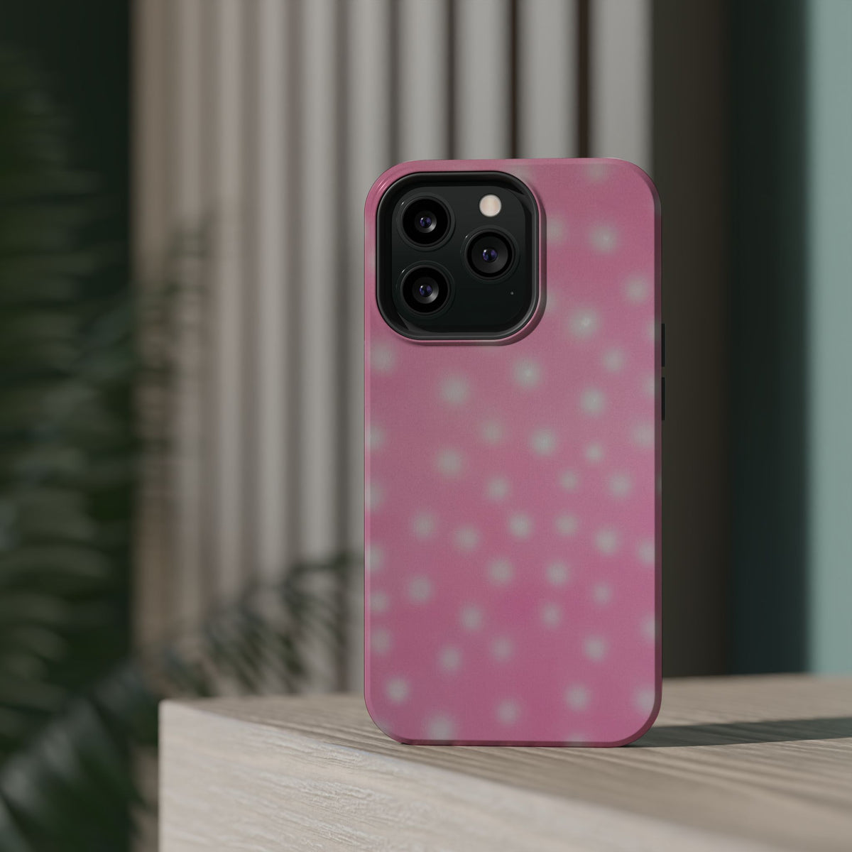 MagSafe "Erdbeerstrudel-Polkadots" Airbrush iPhone Hülle