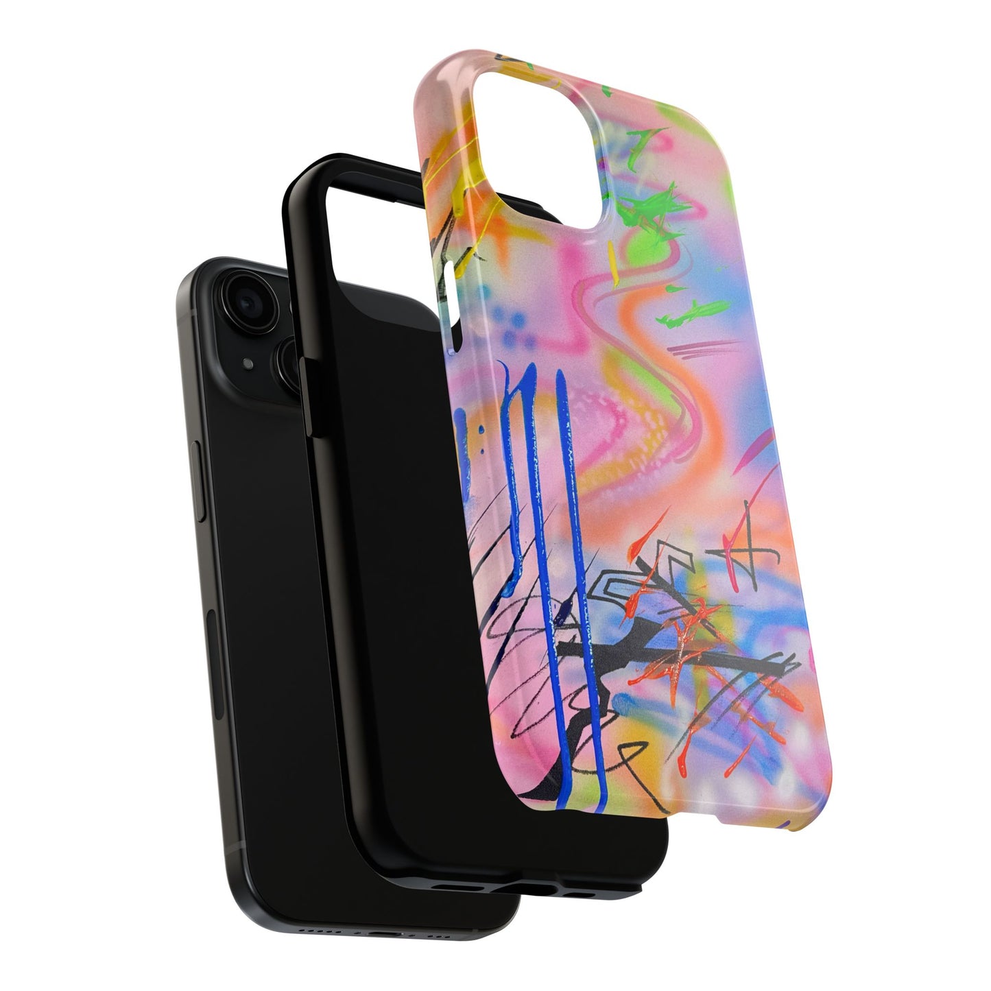 "neon haze" airbrush iPhone case