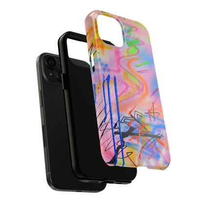 "neon haze" airbrush iPhone case