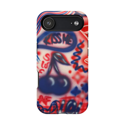 MagSafe „Kiss me“ Airbrush iPhone-Hülle