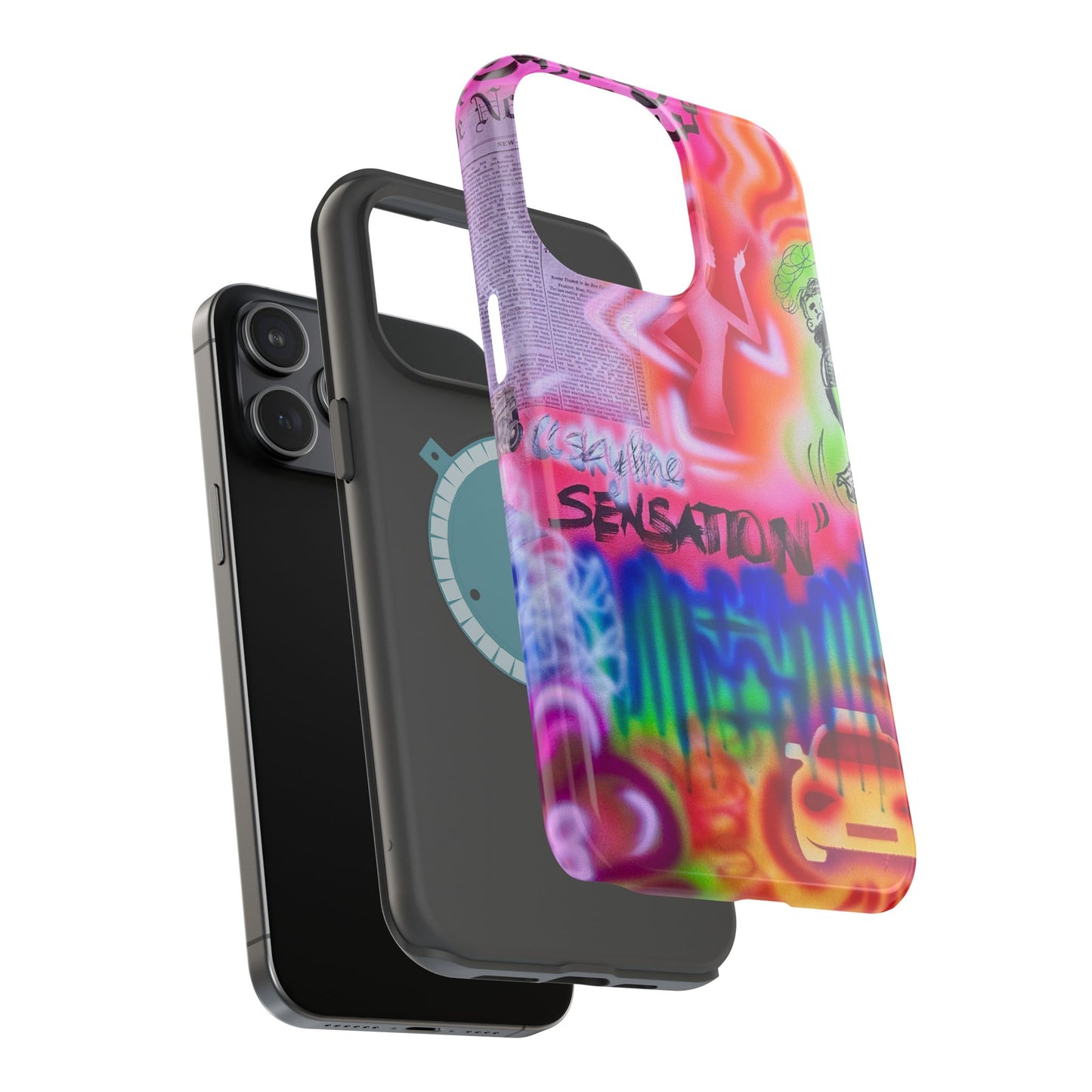 MagSafe "skyline sensation" airbrush iPhone case