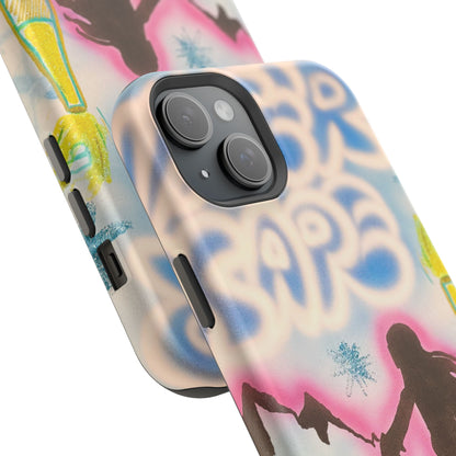 MagSafe "winter escape" airbrush iPhone case