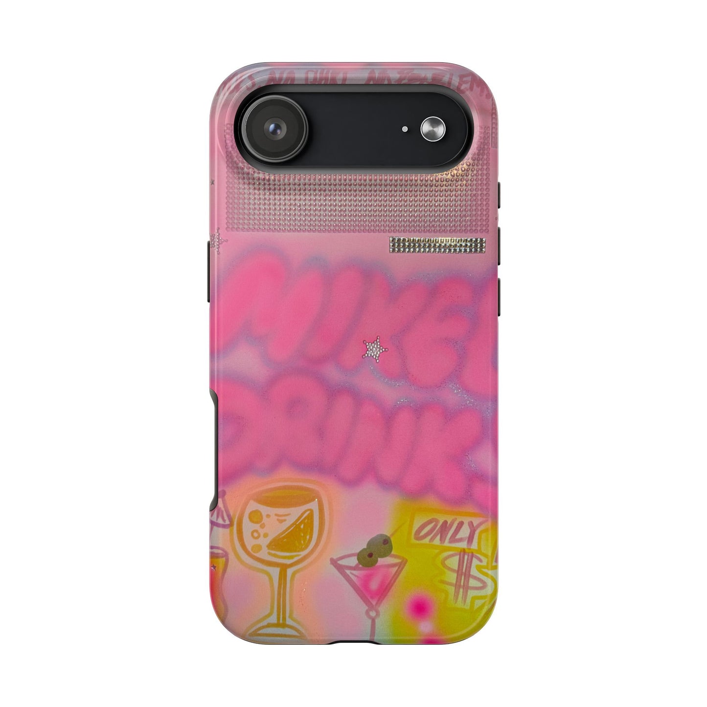 "mixed drinks" airbrush iPhone case