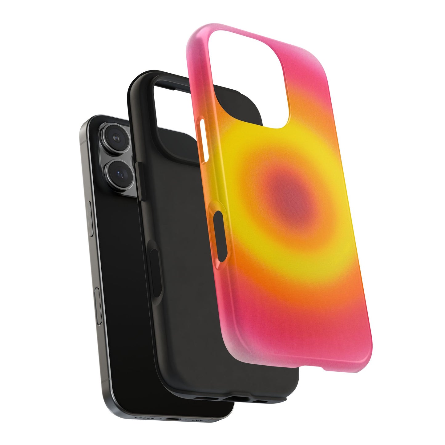 "pink lemonade aura" airbrush iPhone case