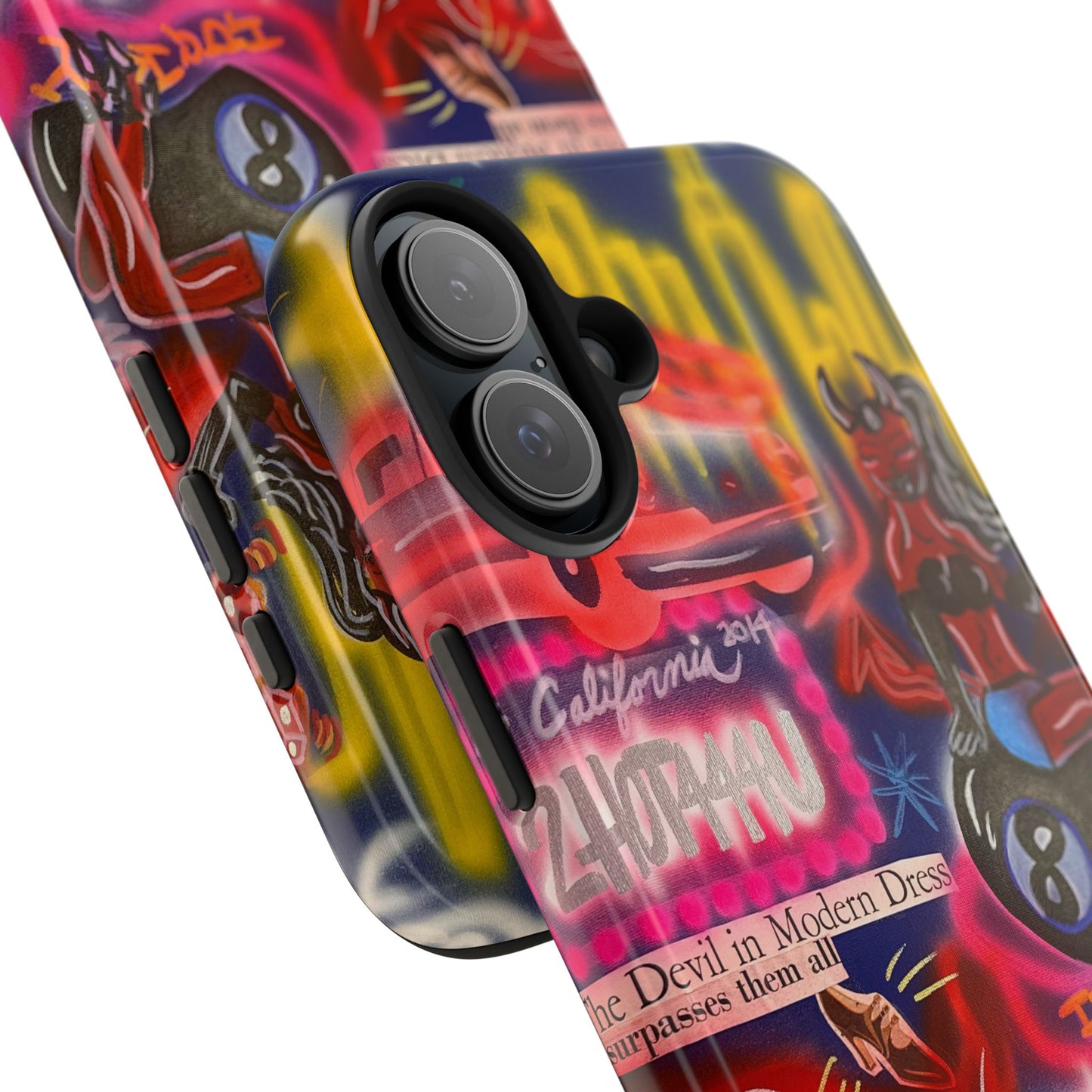"im an angel" airbrush iPhone case