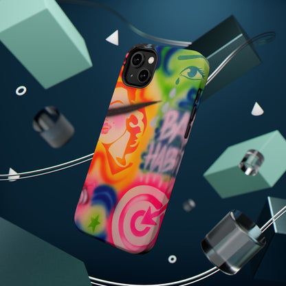 MagSafe „schlechte Angewohnheiten“ Airbrush iPhone Hülle