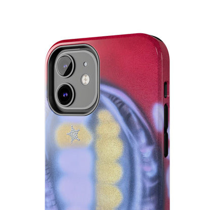 "bite me bling" airbrush iPhone case