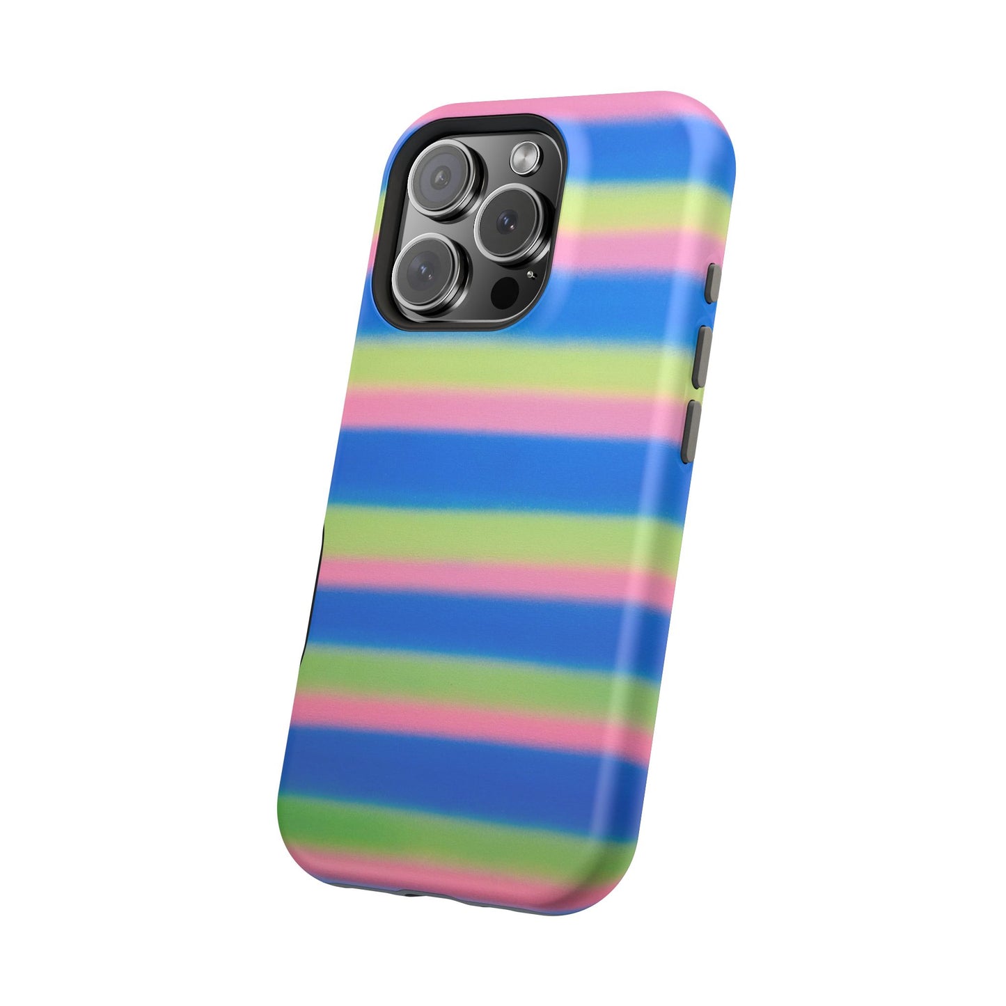 MagSafe "sherbet stripes" airbrush iPhone case