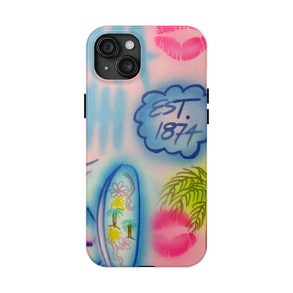 "in the wave" airbrush iPhone case