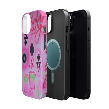 MagSafe "lucky ace" airbrush iPhone case
