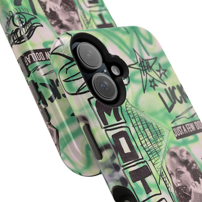 MagSafe "lust over luck" airbrush iPhone case