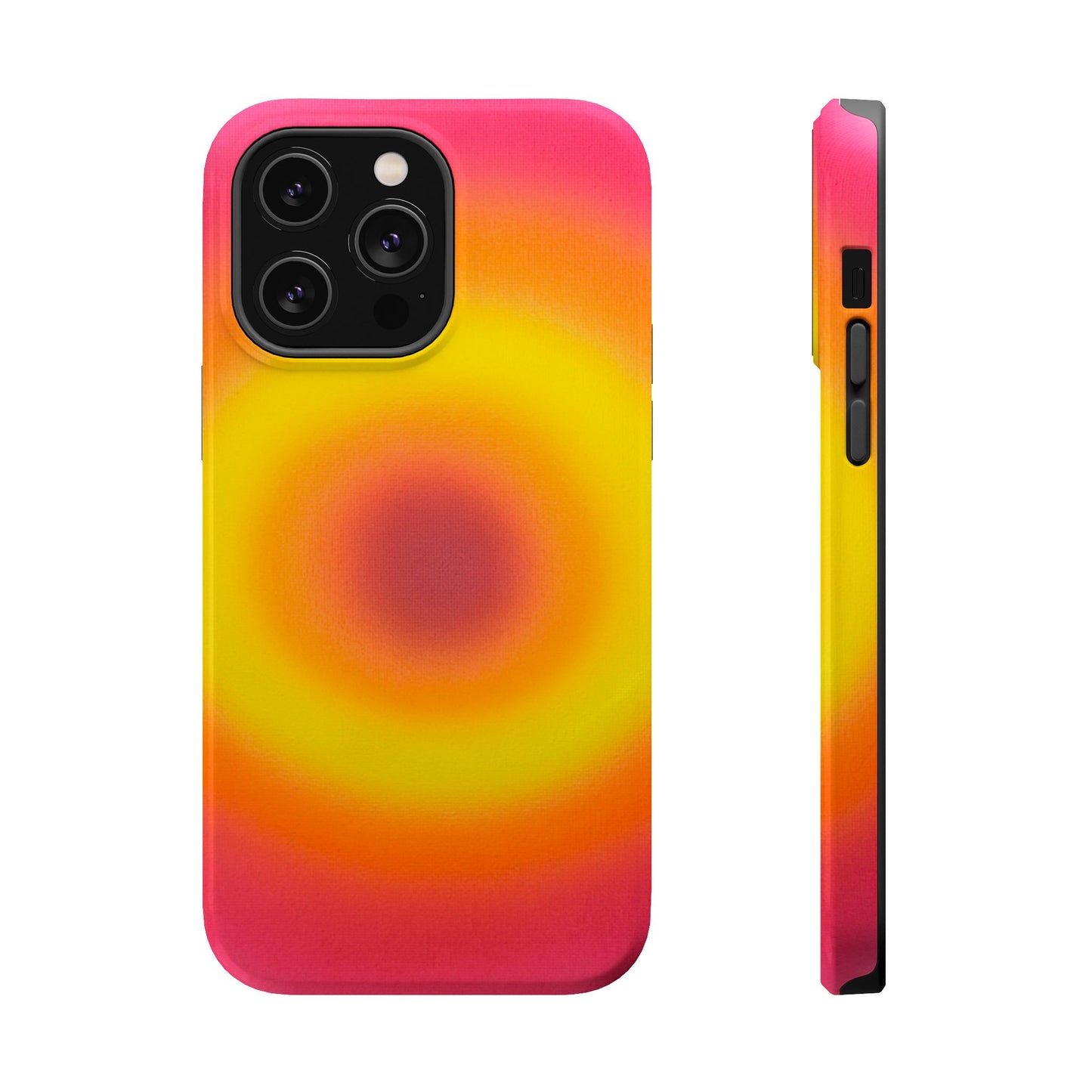 MagSafe "Pink Lemonade Aura" Airbrush iPhone Case