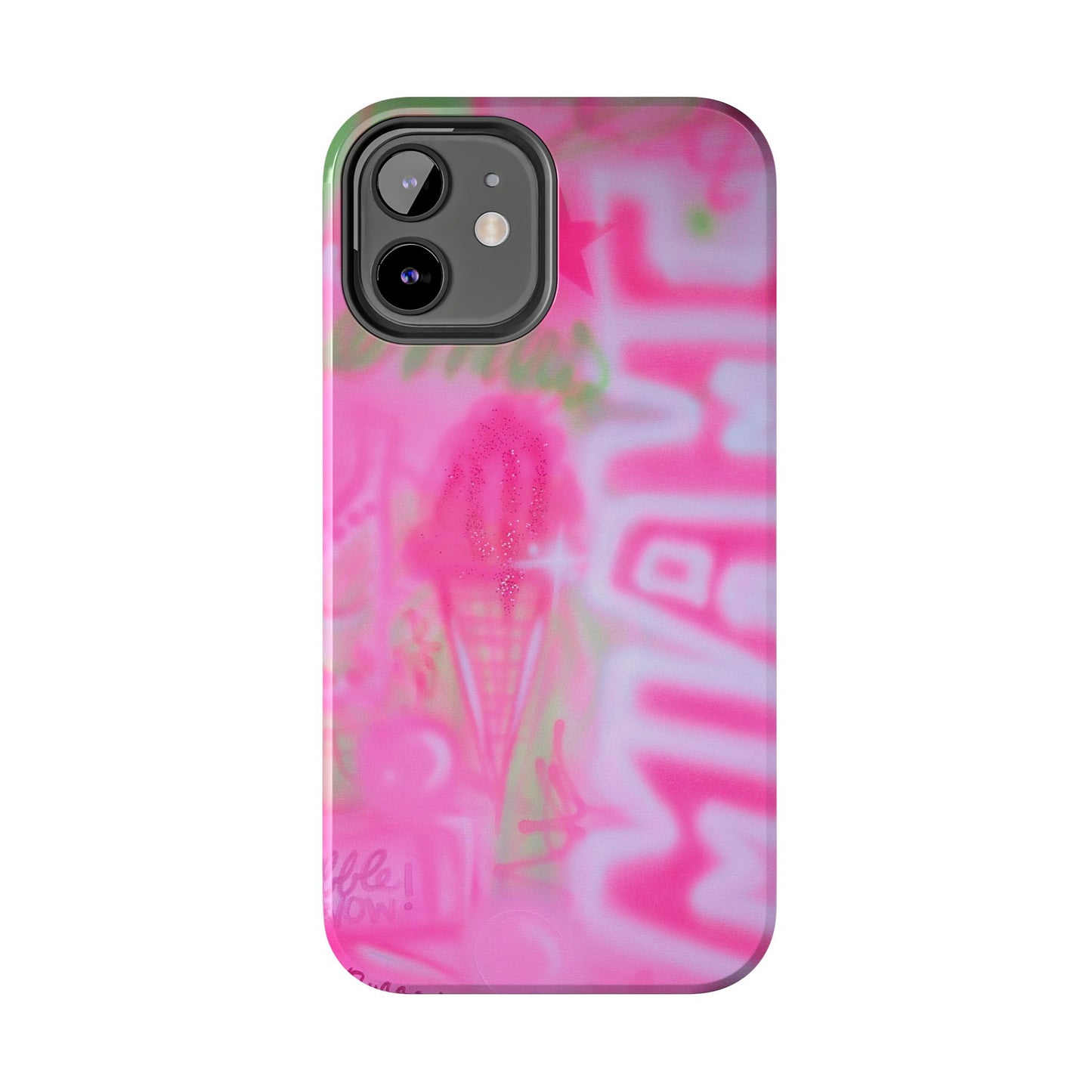 "sunset sorbet" airbrush iPhone case