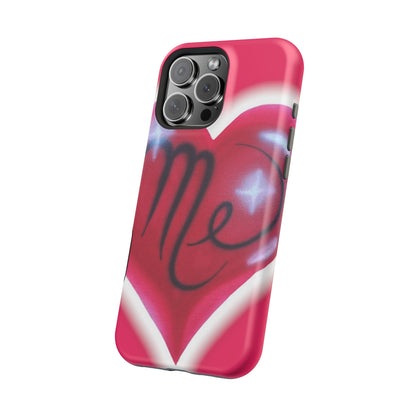 MagSafe "i <3 me" Airbrush iPhone Hülle