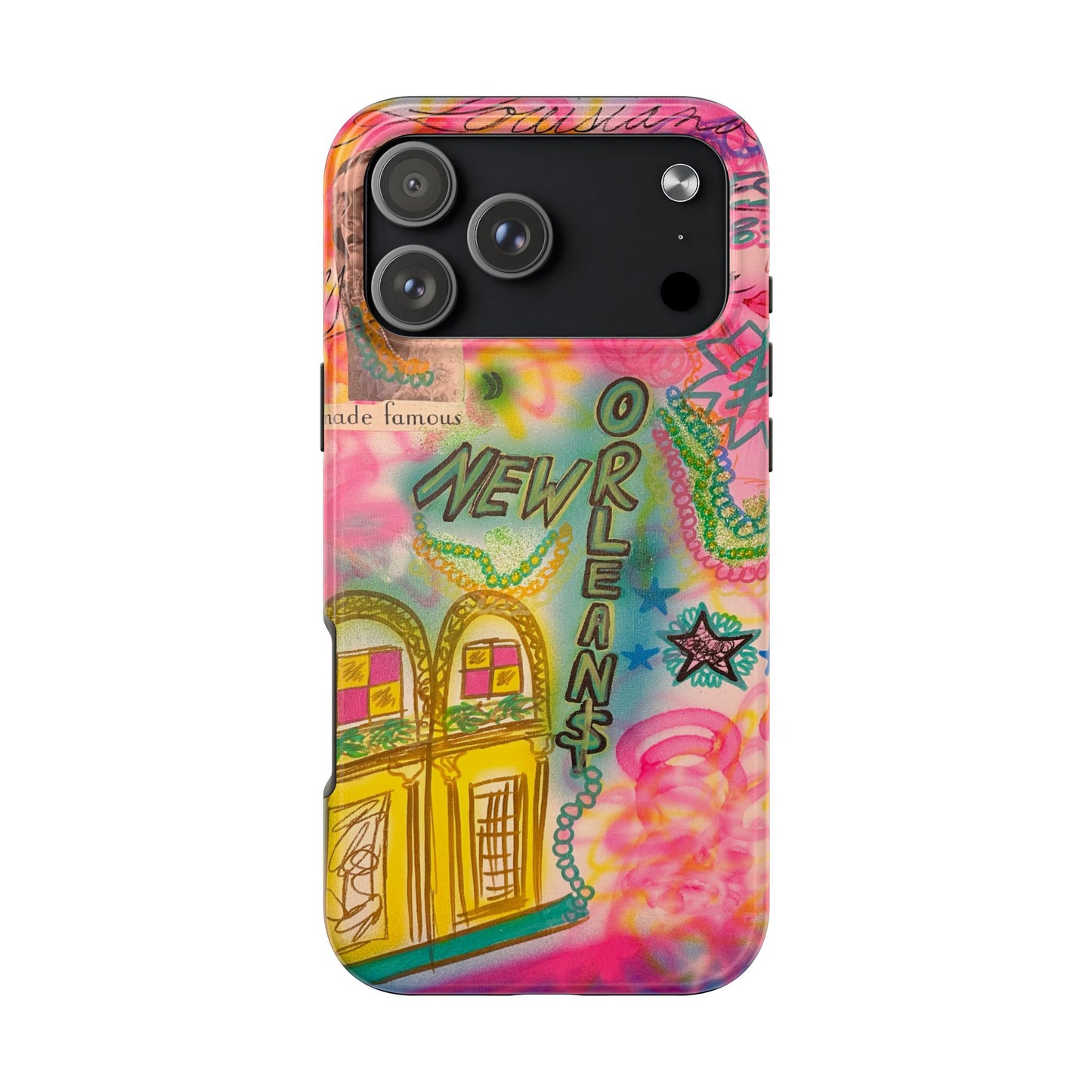 "new orleans, la" airbrush iPhone case