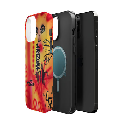 MagSafe "tempe, az" airbrush iPhone case