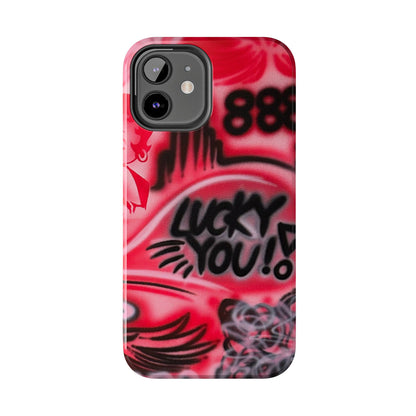 "LUCKY YOU! PT. 2" airbrush iPhone case