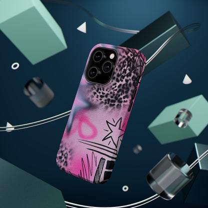 MagSafe "onyx cheetah" Airbrush iPhone Hülle