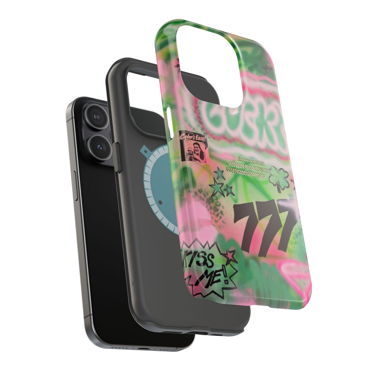 MagSafe "so lucky" airbrush iPhone case