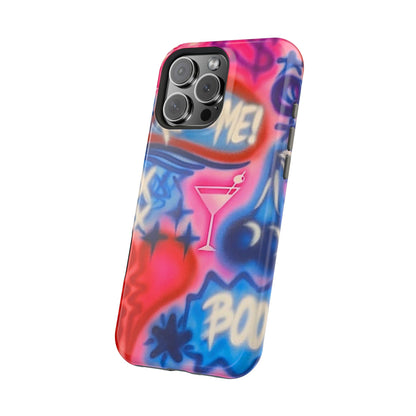 MagSafe "kiss me pt. 2" Airbrush iPhone Hülle