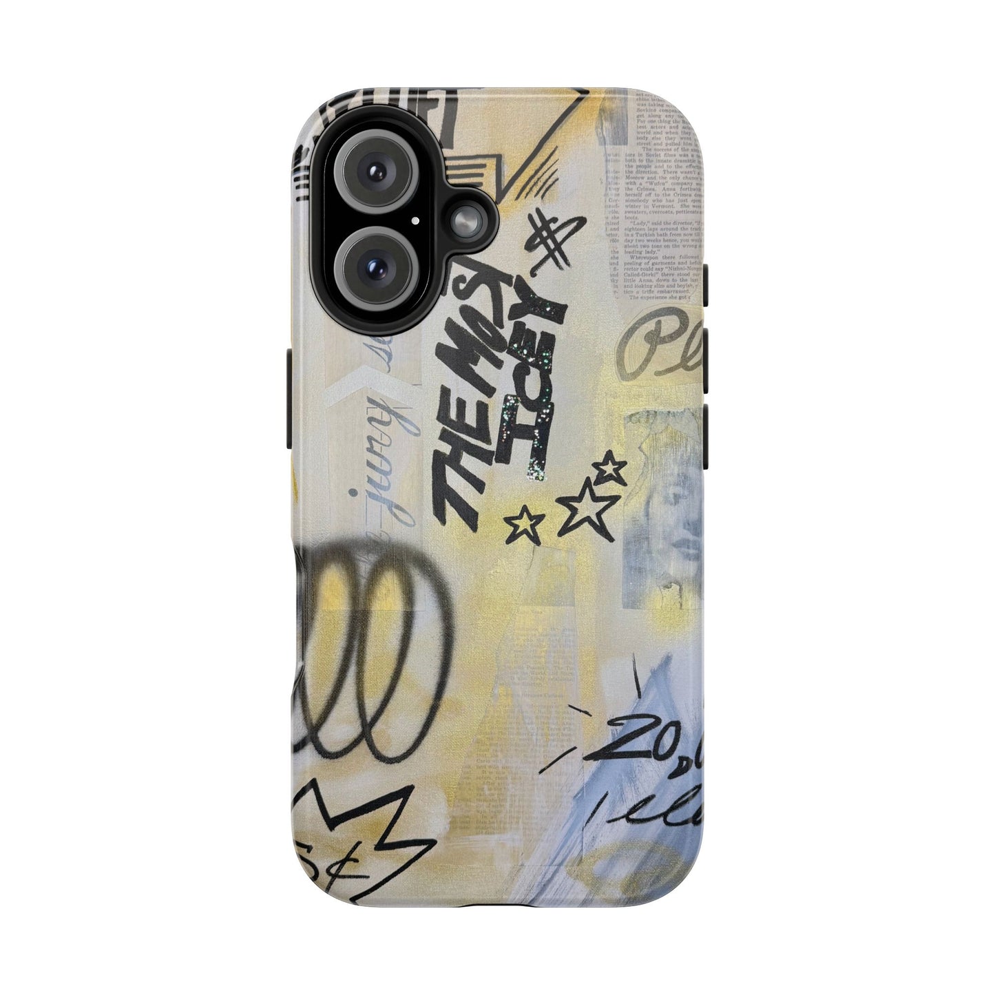 "golden glacier" airbrush iPhone case