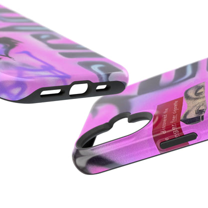 MagSafe "purple princess" airbrush iPhone case