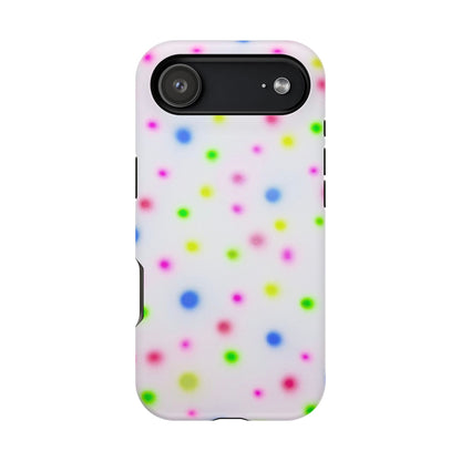 MagSafe "birthday cake polka dot" airbrush iPhone case