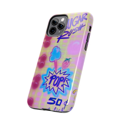 "sugar rush" airbrush iPhone case