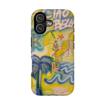 MagSafe "ciao bella" airbrush iPhone case