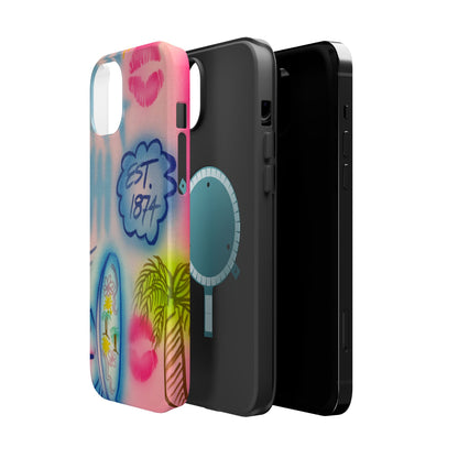 MagSafe "in the wave" airbrush iPhone case