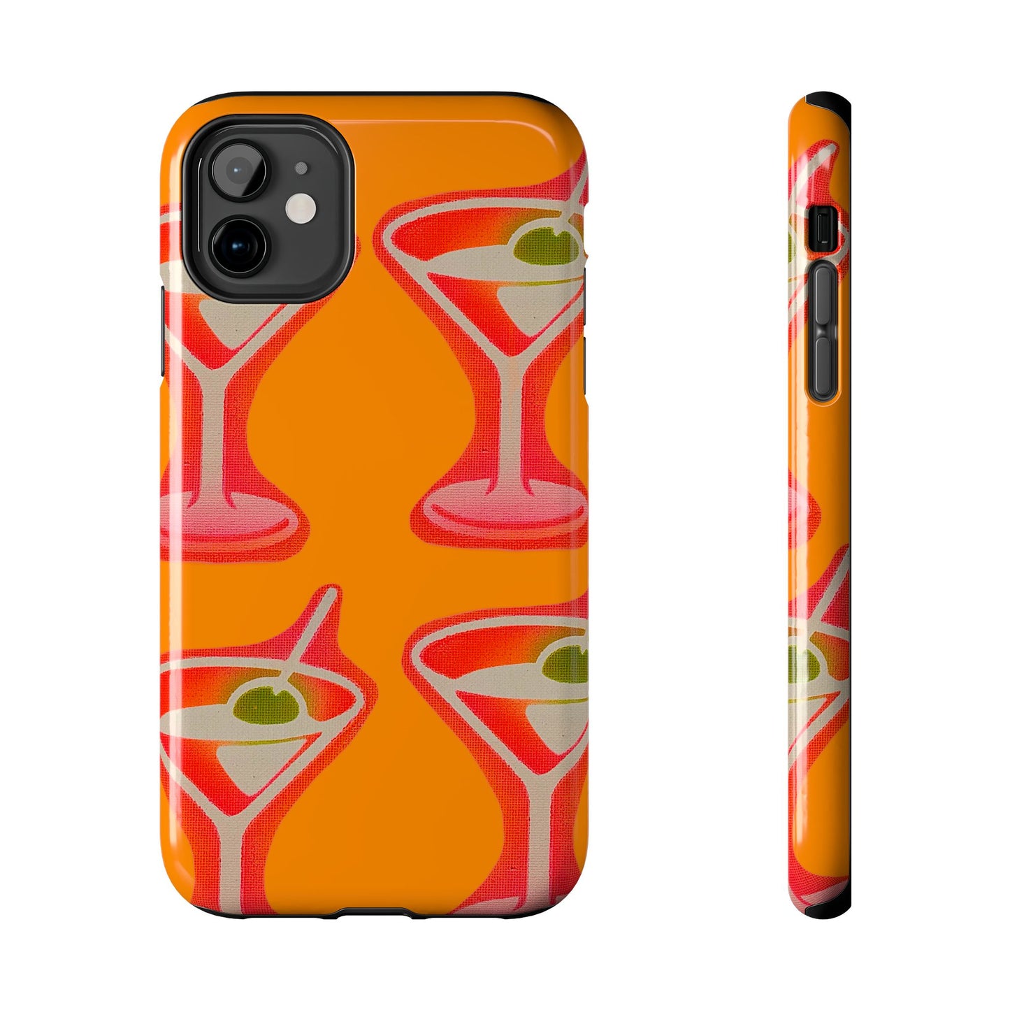 "shaken, not stirred” airbrush iPhone case