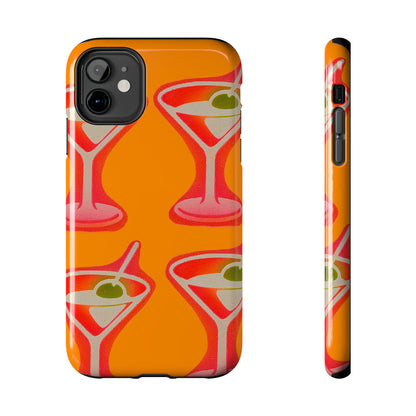 "shaken, not stirred” airbrush iPhone case