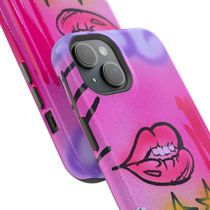 MagSafe "star drip" airbrush iPhone case