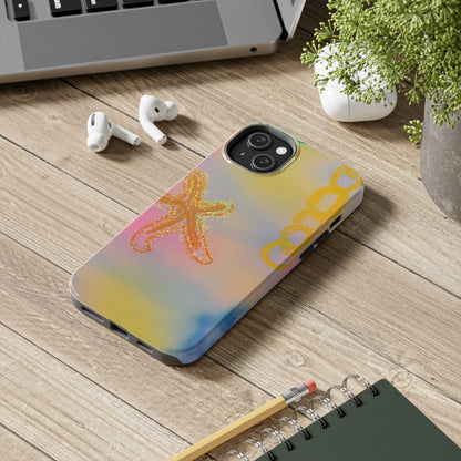 "sweet starfish" airbrush iPhone case