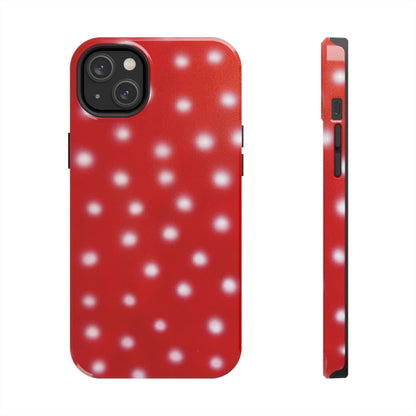 "cherry crush polka dot" airbrush iPhone case
