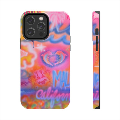 "mornings in malibu" airbrush iPhone case
