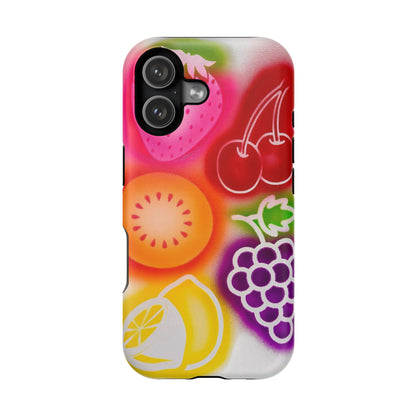 MagSafe "Beeren-süß" Airbrush iPhone-Hülle